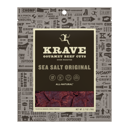 Krave Amplify Gourmet Sea Salt Beef Cuts, PK8 _6000210-KV